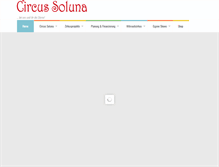 Tablet Screenshot of circus-soluna.de